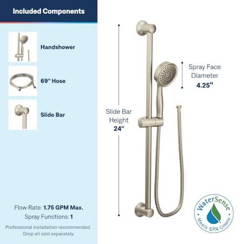 Moen 3668EPBN Handshower, Brushed Nickel - image 3