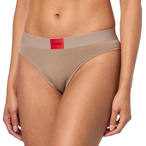 HUGO Red Label Cotton Stretch Briefs Ropa Interior, Gris Topo, L para Mujer