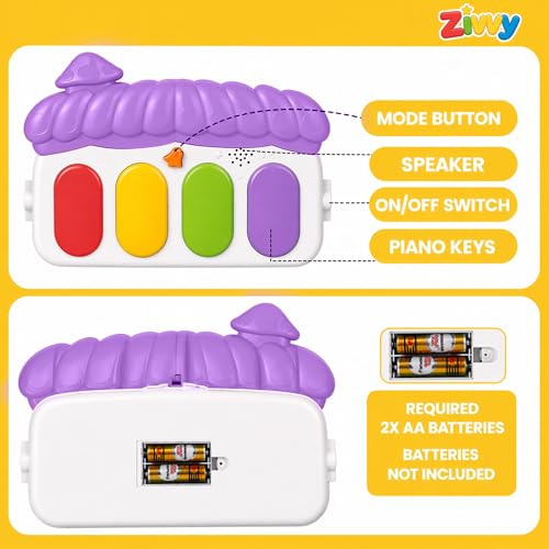 Image of Purple Play Gym for Babies 0 to 18 Months | Play Mat with Baby Hanging Toys for Newborn | Baby Mats for Floor | Baby Products All New Born Combo| New Born Baby Essentials & Gifts