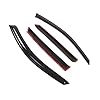 TuningPros Outside Mount Window Vent Visors Rain Guards Compatible with Infiniti FX35 FX45 2003-2013 | Side Window Wind Deflectors Rain Shields | Black Tinted, 4 Pcs Set, BGWV-505 #1