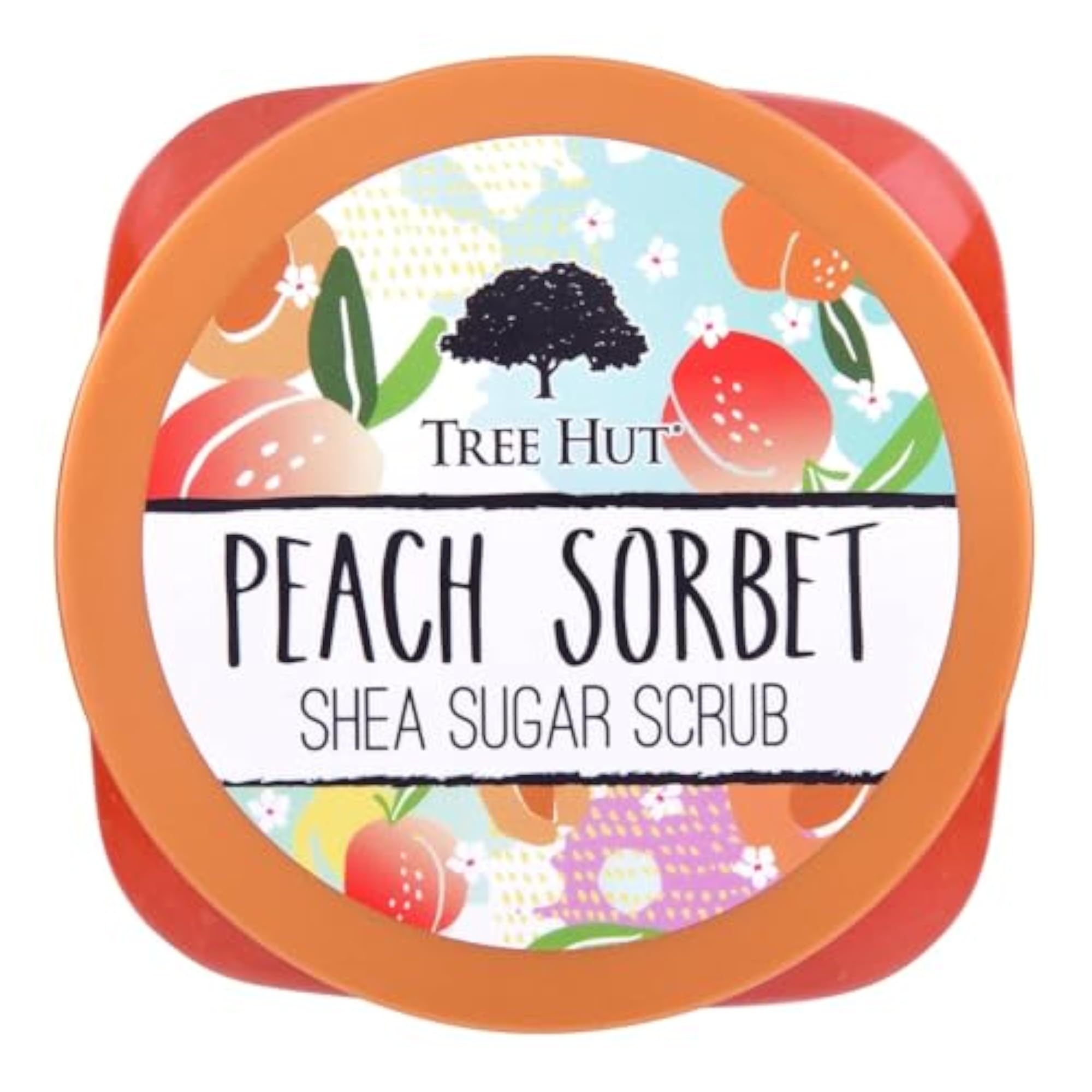 Peach Sorbet Exfoliating Shea Sugar Body Scrub, Hydrating Care