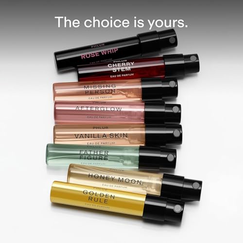 Image of PHLUR Fragrance Discovery Set (2026) - 8pc Perfume Sample Set | Features New Releases Cherry Stem, Afterglow and Honey Moon - 2mL Each, Mini Perfume Fine Fragrance Samples