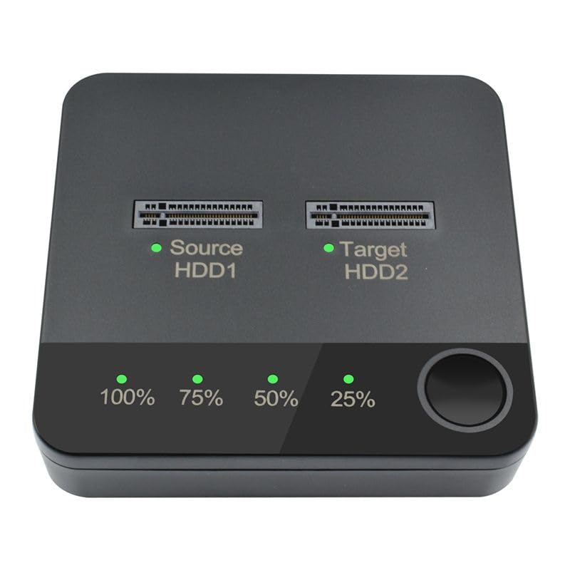 M.2 SATA Powielacz Dual Bay SSD Obudowa Zewnętrzny dysk twardy stacja dokująca z klonem do czytnika dysków M2 HDD