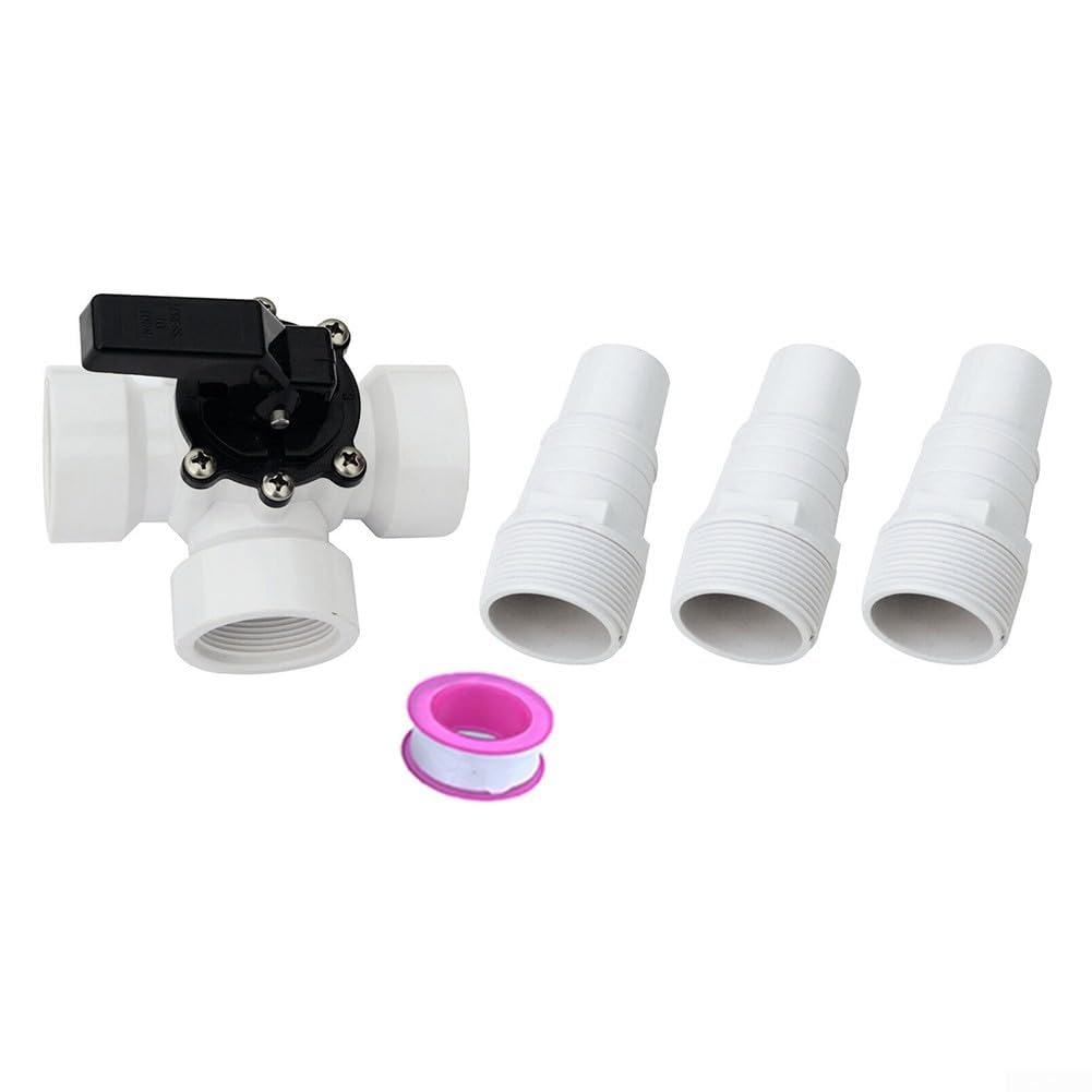 Vanne de dérivation 3 voies 1 5" pour piscine et irrigation avec construction