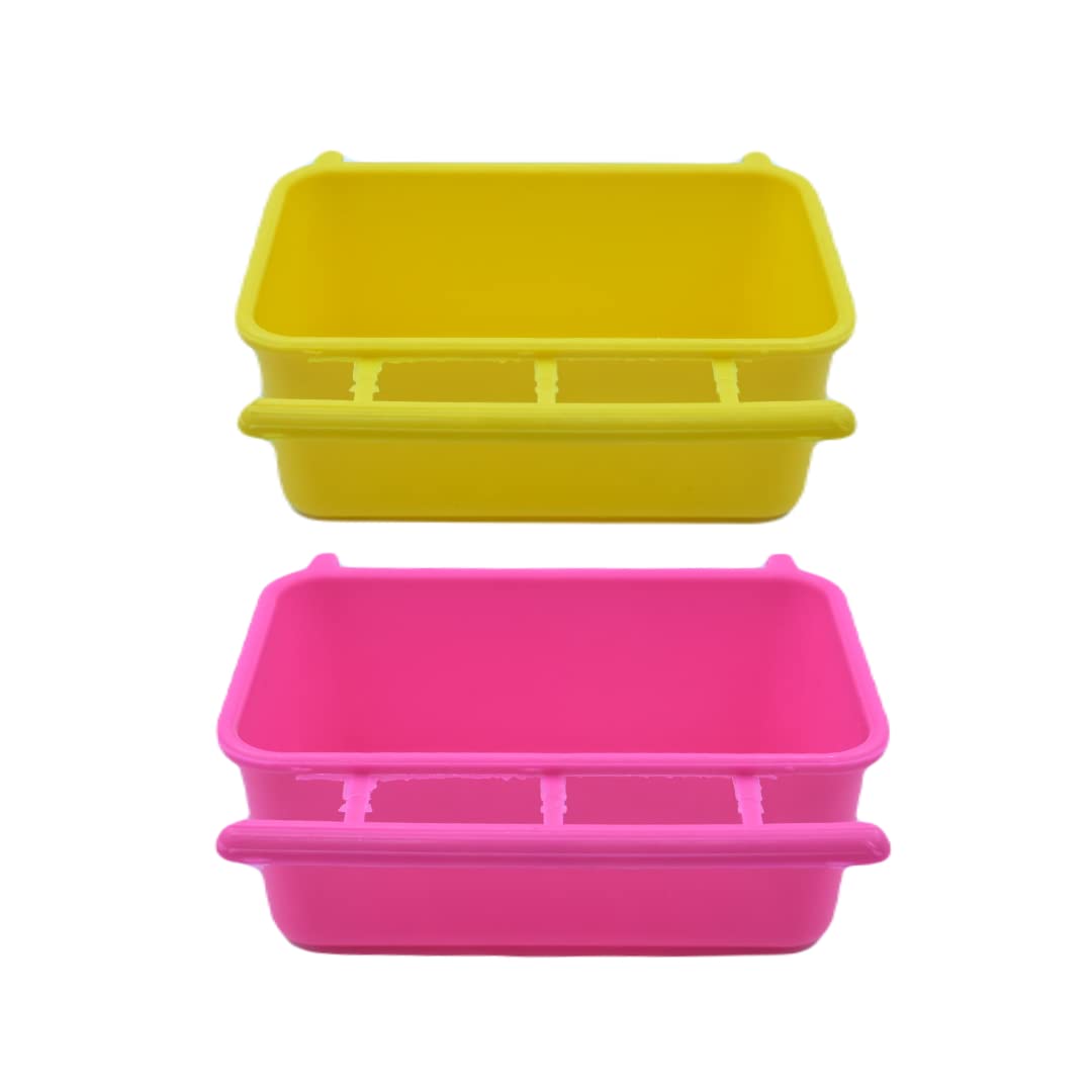 Bird Cage Food Feeder Plastic Bowl For Love Birds, Finches, Cockatiel, Pigeon And Ext.(Feeding Cup, 350Ml, 2 Pieces) (B0B5ZN2MP3) Amazon Price History, Amazon Price Tracker