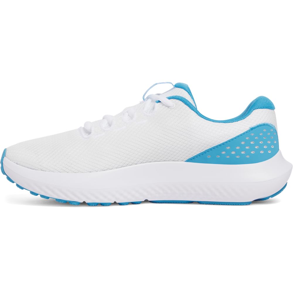 Under Armour UA Charged Surge 4 Herren-Laufschuh, weiß / blau, 44 EU