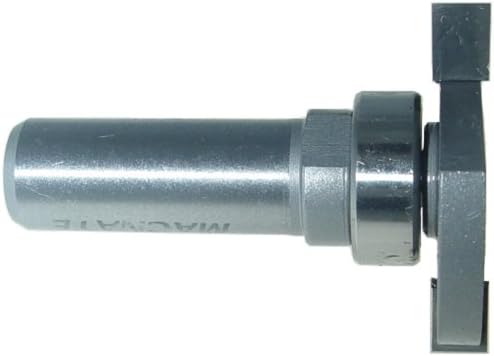 Magnate 1143 Slot Cutter Router Bit, with Top Bearing - 1/4" Cutting Length, 7/16" Cutting Depth