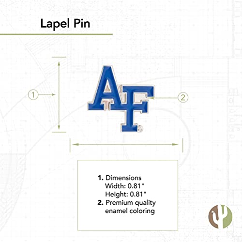 Desert Cactus United States Air Force Academy Lapel Pins Fightin Falcons USAFA Logo Enamel Made of Metal (Pin A)2