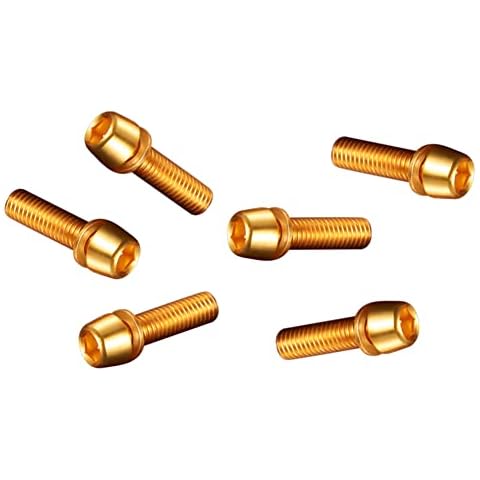 iSpchen 6pcs Bicycle Stem Washer Screws Cover