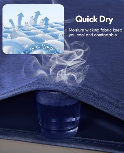 Haimont Men's UPF 50+ Sun Shirts 1/4 Zip Running Pullover Lightweight Long Sleeve for Hiking Golf, Moisture Wicking3