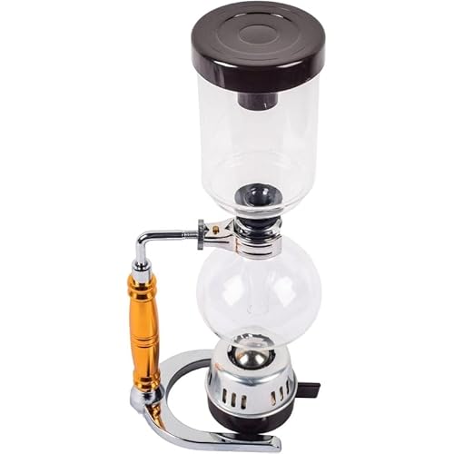 Tubayia Sifón de vidrio cafetera sifón para comedor regalos de cumpleaños, 5 tazas Tubayia Sifón de vidrio cafetera sifón para comedor regalos de cumpleaños, 5 tazas