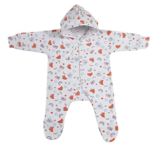 Image of New Born Baby Clothes Set Romper & Sleepsuit For Baby 0-3 Months (Pack of 3)