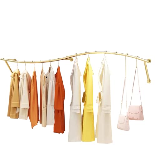 ZOUXIKOU Perchero dorado para boutiques