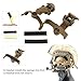 Hearangel 2.0 Version ARC Adapter for Comta II/III Tactical Headset Compatible with MLOK/Fast ARC/Wendy Helmet Mounting (Coyote Brown)