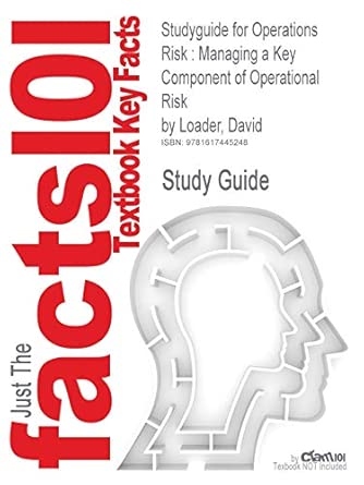 Studyguide for Operations Risk: Managing a Key Component of Operational Risk by Loader, David, ISBN 9780750667999 (Cram101 Textbook Reviews) Studyguide for Operations Risk: Managing a Key Component of Operational Risk by Loader, David, ISBN 9780750667999 (Cram101 Textbook Reviews) book cover