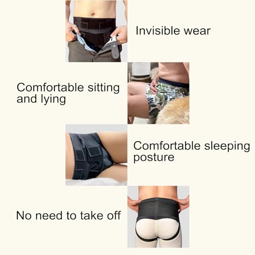 Faja Hernia para Hombre, Soporte Ajustable, Mediana miniatura 3