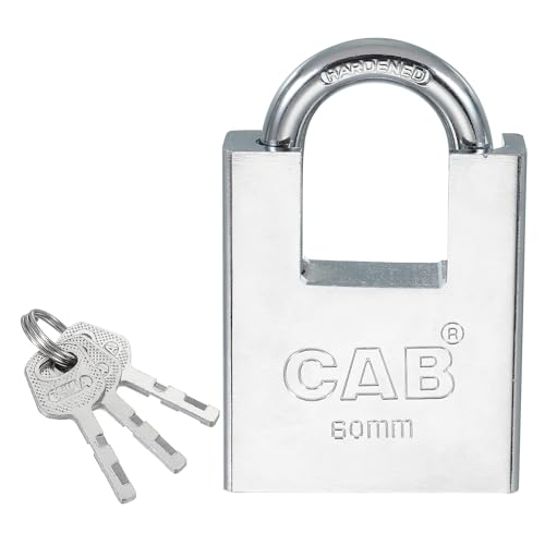 PATIKIL 1個 南京錠 58×18×80mm キー錠 ステンレス 防錆 防水 小型 鍵3本付 盗難防止 補助錠 キーロック 部屋 屋外 企業 倉庫 ドア用 シルバー