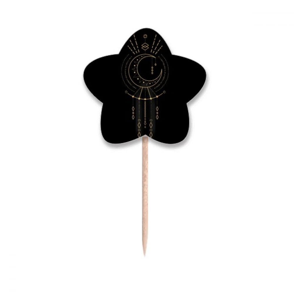 Lable cupcake picks pour personnaliser un buffet de fête enfant thème monstres de l'espace