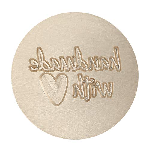 Yoption Handmade with Love Wax Seal Stamp, Vintage Sealing Wax Stamp for Wedding Party Invitations Envelopes Gift Wrapping