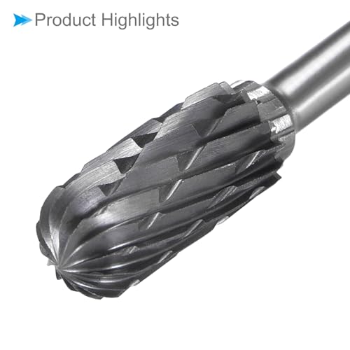 Fresas Rotativas de Carburo de Tungsteno 6mm Diámetro 2 Piezas miniatura 5