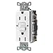 GFCI Receptacle, 15A, Manual Reset, PK3