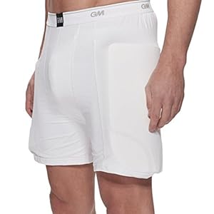 Gunn & Moore 909 Protective Shorts, White, S