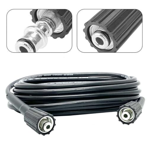 High Pressure Washer Hose 15m/50ft 5800PSI M22-14mm Power Washer Extension Tube