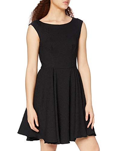 Swing Damen Cocktail mit dezenter Blumenstruktur, Gr. 40, Schwarz (schwarz...