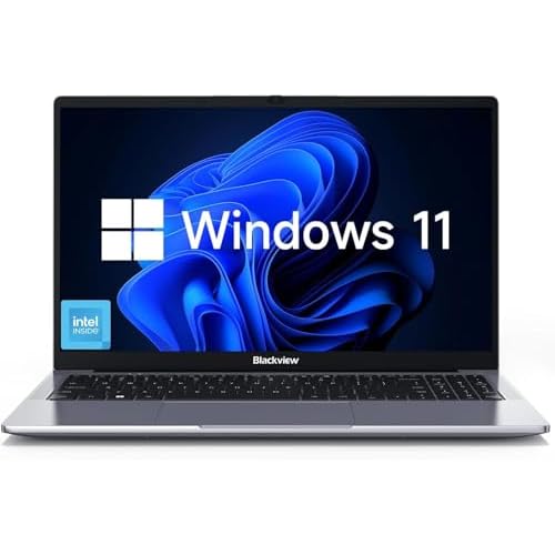 Blackview Laptop 2025, Laptops Computer for Business Student, Quad-Core N150 (Up to 3.6GHz, Beat N5095/N95/N97/N100), 16GB DDR4 256GB SSD, 15.6” FHD IPS TÜV Screen, 100W Type-C Fast Charge,