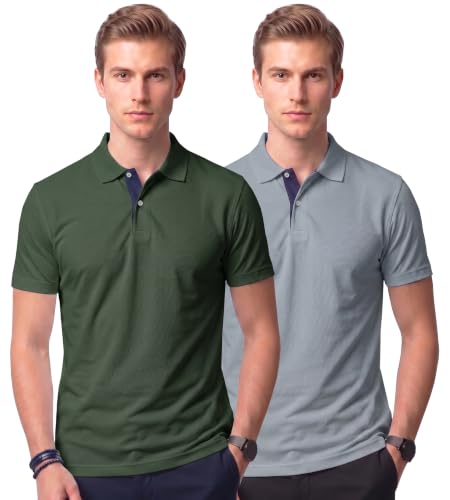 Image of XENOVAURBAN Dry Fit Polo Combo Tshirts for Man | Regular Fit | Quick Dry Mars Fabric Polo T-Shirt with Collar for Men
