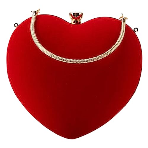 Pochette de banquet sans chaîne rouge résolvant le manque d'audace