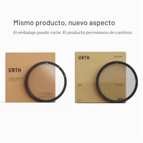 Filtro UV 39mm Urth para objetivo de cámara con vidrio óptico HD 6