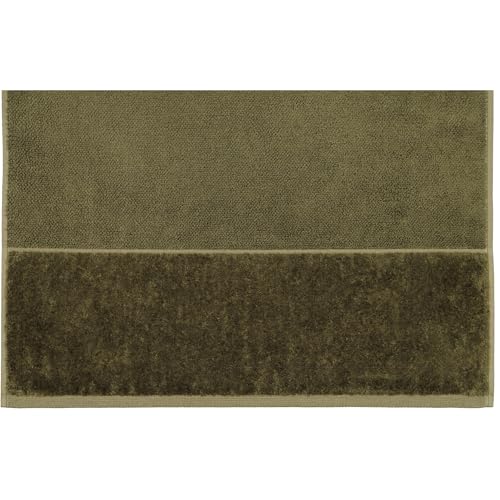 Möve Bamboo Luxe Gästetuch 30 x 50 cm aus 60% Baumwolle / 40% Viskose aus Bambus-Zellstoff, Olive