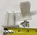 Handyct Rear Mounting Brackets for Epoxy Slides, Plastic 2 1/4 Inch Long, Pair L an R