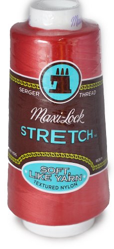 Hilo de nylon texturizado Maxi Lock rojo 2000 yd miniatura 1