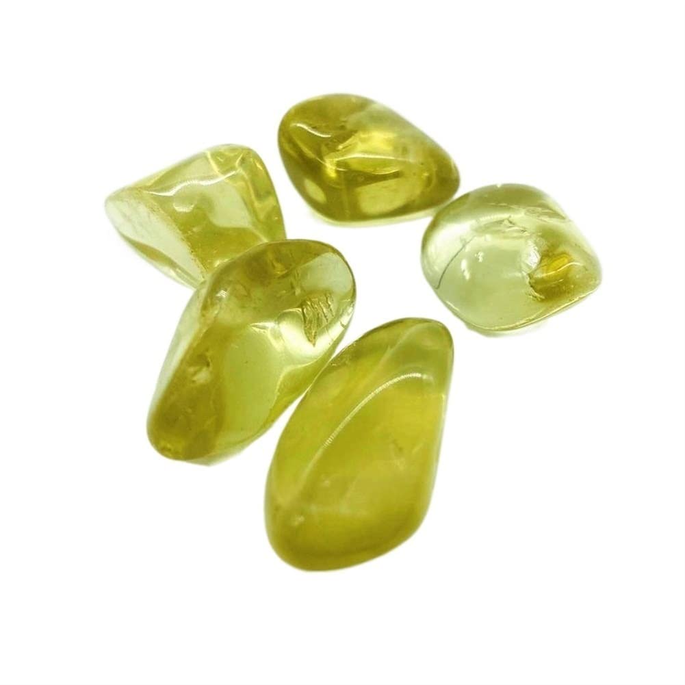 Pierre à rouler en cristal de citrine de 100g, une idée de cadeau de maison