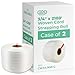 IDL Packaging 3/4" x 2100' Woven Cord Strapping Roll, 6 x 3 Core, 900 lbs Break Strength, White (Pack of 1)