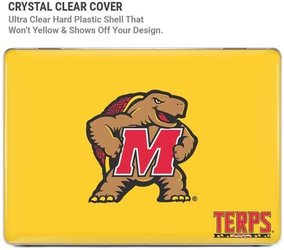 Skinit Laptop Case Plus Skin Compatible with MacBook Air 15in (2023) - Officially Licensed University of Maryland Terps Yellow Design