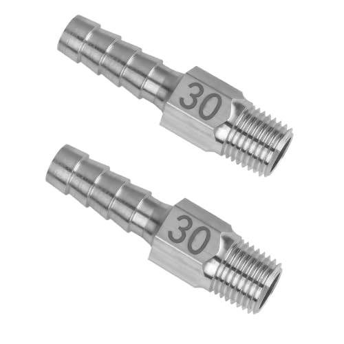 Universal Anti-Siphon Valve Fuel Line Fitting for Boat Engines and Gas Tanks, Hose Barb Aluminum Valve Fitting to Against the Siphoning of Marine Fuel Tanks Fuel Line Leak Break Occur
