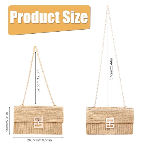 Clutch Purse with Chain Bolso de Mano Boho miniatura 3