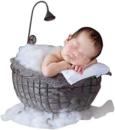 Newborn Baby Photography Props Basket Bed Full Moon Bathtub Photography Tieyi Small Bathtub Props For Baby Boys Girls Amazon Ae Arts Crafts