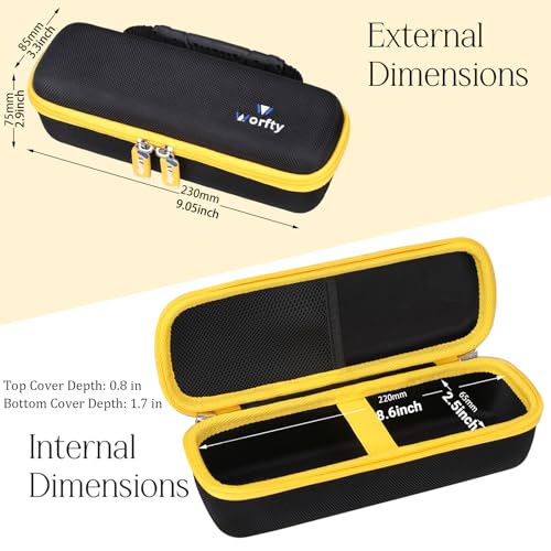 Image of Case for DEWALT Cordless Screwdriver with FLEXDRIVE Control and Screwdriving Bits DWHT66719 - Travel Protective Carrying Storage Bag (Black)