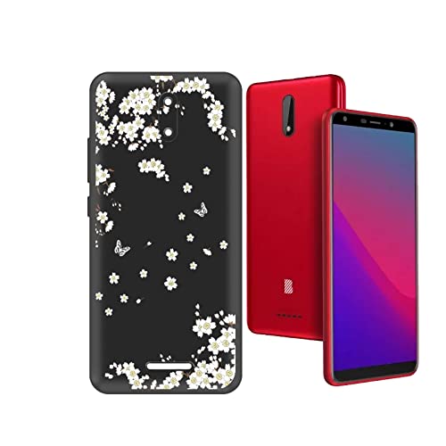 JIENI Silicona Funda para BLU Studio X12 (6.00"), Protección Completa, Prueba de Golpes, Anti-Arañazos Revestimiento de Microfibra Suave-WM91 Cover