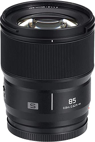 Image of Panasonic S-S85 Medium Telephoto Monofocal Lens for Full Size Mirrorless SLR L-Mount System Lumix S 85mm F1.8 Black