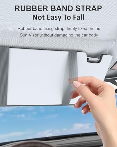 Image of FEDUS Premium Car Sun Visor Organizer Car Organiser and Storage Car Document Holder, Sunglasses Holder for Car, Car All New Accessories Multipocket Pouch Auto Interior Accessories for Truck, SUV, Van