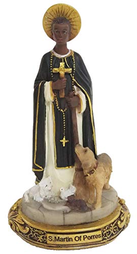 Estatua de 5 pulgadas de San Martín de Porres