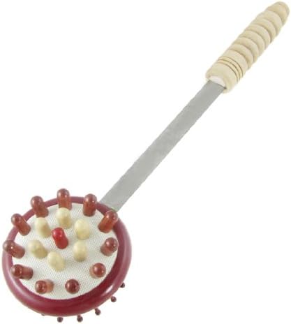 Ruilogod 12.4" Long Wooden Comb pin Two Side Care Massage Fitness Hammer (id: 506 c0f 23e 37f 9b5 image 2