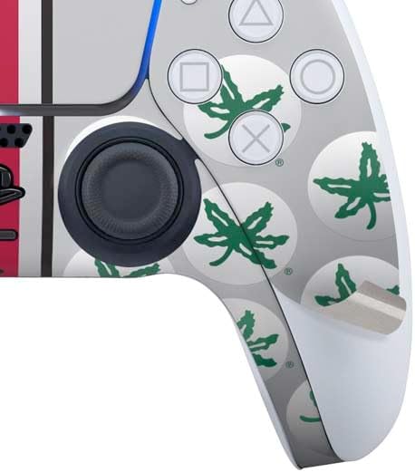 Skinit Decal Gaming Skin Compatible with PS5 Bundle - Officially Licensed Ohio State University Buckeyes Design
