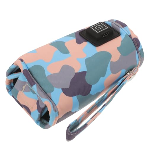 COMPUKAS Funda para Calienta Biberones Calienta Rápidamente Portátil de Poliéster Calentador USB y Protege Viajes y Uso Coche
