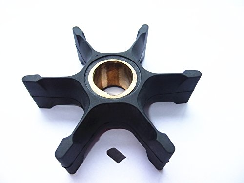 Boat Motor 389557 396725 432594 437080 777820 0389557 0396725 0432594 0437080 777820 18-3053 Water Pump Impeller with Key for OMC BRP Johnson Evinrude 40HP 60HP 65HP 70HP 75HP Outboard Engine